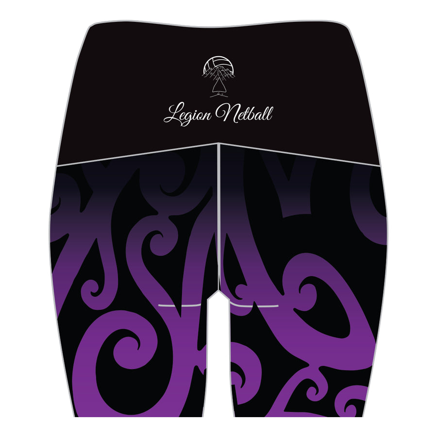 LEGION NETBALL SPANDEX SHORTS