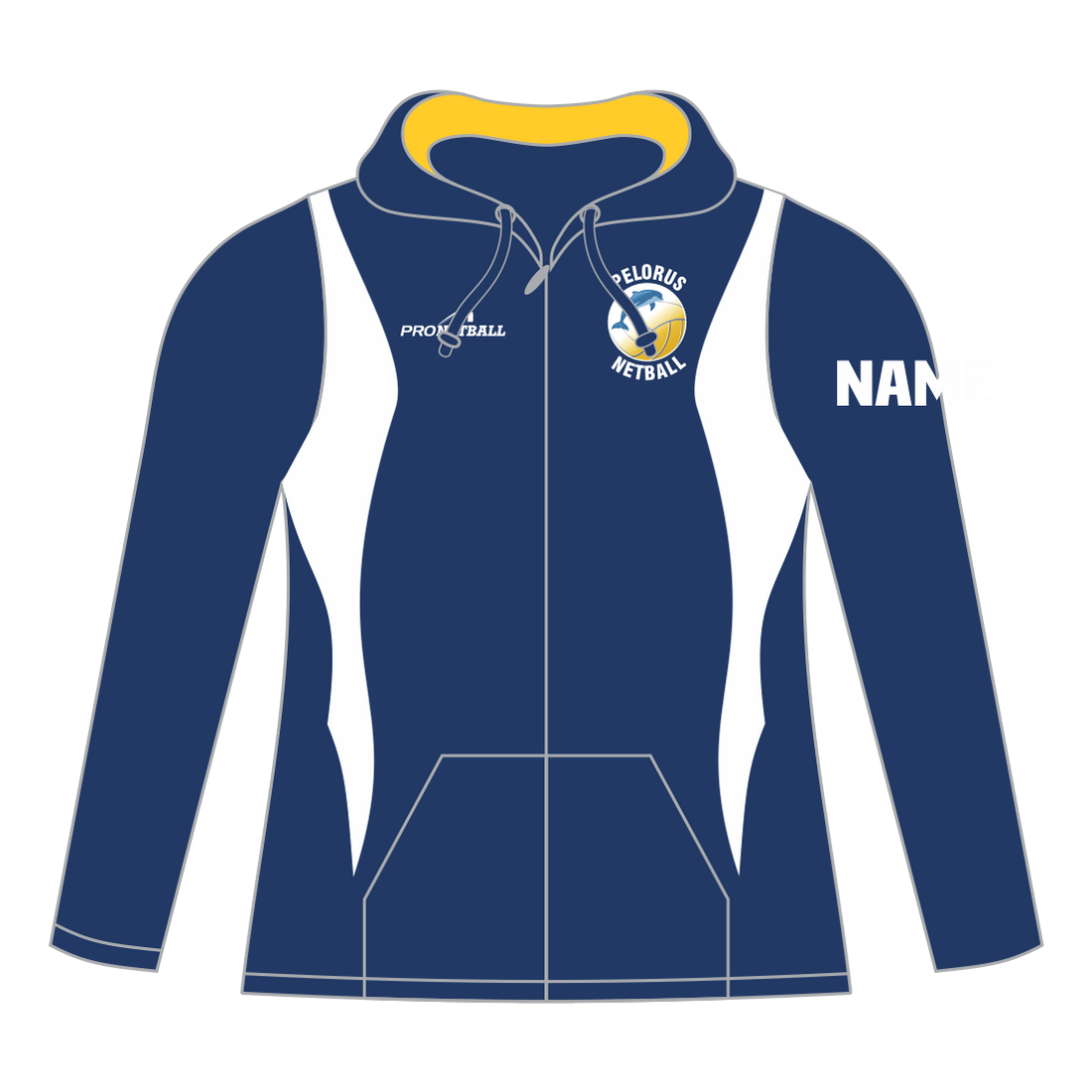 PELORUS NETBALL HOODIE